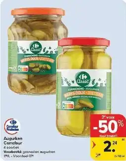 Carrefour Augurken Carrefour aanbieding