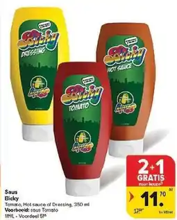 Carrefour Saus Bicky aanbieding