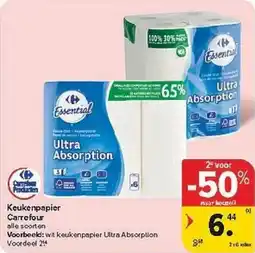 Carrefour Keukenpapier Carrefour aanbieding