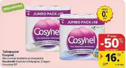 Carrefour Toiletpapier Cosynel aanbieding