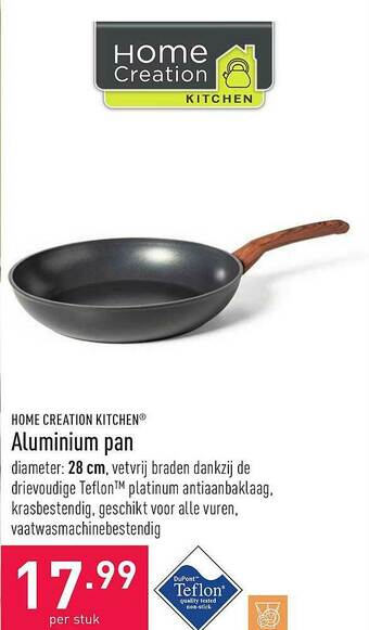ALDI Aluminium Pan aanbieding