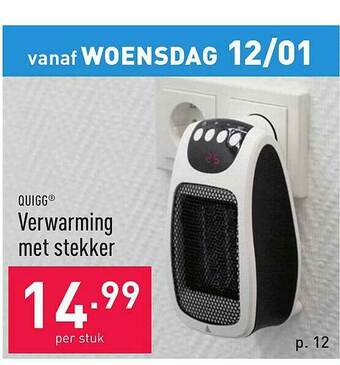 ALDI Verwarming Met Stekker aanbieding