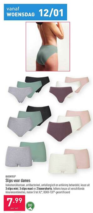ALDI Slips Voor Dames aanbieding