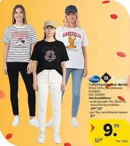 Carrefour T-shirt Licentie voor Dames aanbieding