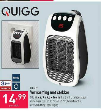 ALDI Verwarming Met Stekker aanbieding