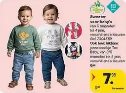 Carrefour Sweater voor Baby's aanbieding