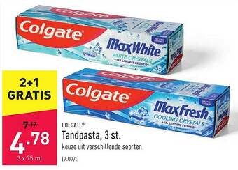 ALDI Tandpasta aanbieding