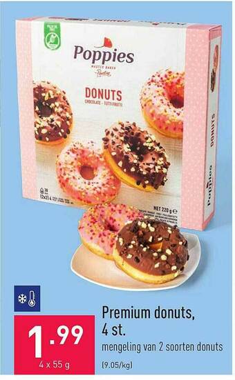 ALDI Premium Donuts aanbieding