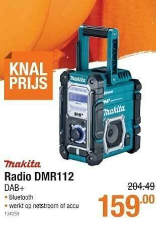 Cevo Makita Radio aanbieding