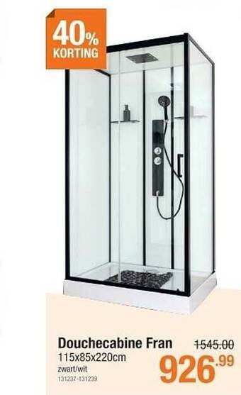 Cevo Douchecabine Fran aanbieding