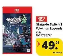 Carrefour Nintendo Switch 2 Pokémon Legends Z-A aanbieding