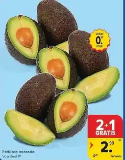 Carrefour Eetklare avocado aanbieding
