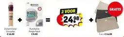 Kruidvat Instant Eraser Concealer + Pure Active Pimple Patch aanbieding