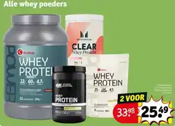 Kruidvat Alle whey poeders aanbieding