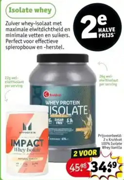 Kruidvat Isolate whey aanbieding