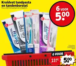 Kruidvat Kruidvat tandpasta en tandenborstel aanbieding