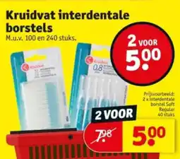 Kruidvat Kruidvat interdentale borstels aanbieding