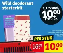 Kruidvat Wild deodorant starterkit aanbieding