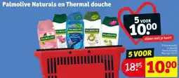 Kruidvat Palmolive Naturals en Thermal douche aanbieding