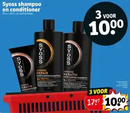 Kruidvat Syoss shampoo en conditioner aanbieding