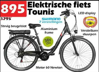 iTEK Elektrische Fiets Tounis aanbieding
