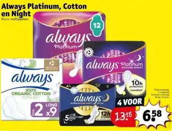 Always Platinum, Cotton en Night