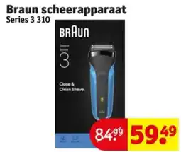 Kruidvat Braun scheerapparaat Series 3 310 aanbieding