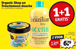 Kruidvat Organic Shop en Treaclemoon douche aanbieding