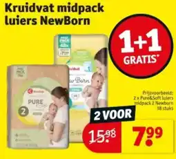 Kruidvat Kruidvat midpack Luiers NewBorn aanbieding