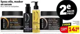 Kruidvat Syoss olie, masker en serum aanbieding