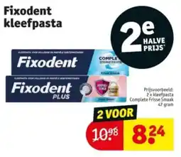 Kruidvat Fixodent kleefpasta aanbieding
