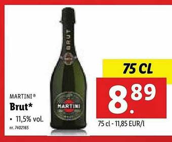 Lidl Martini Brut aanbieding