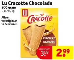 Kruidvat Lu Cracotte Chocolade aanbieding