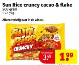 Kruidvat Sun Rice cruncy cacao & flake aanbieding
