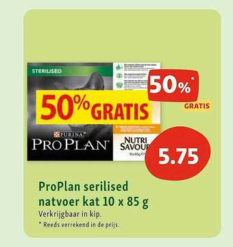 Maxi Zoo Proplan Serilised Natvoer Kat aanbieding
