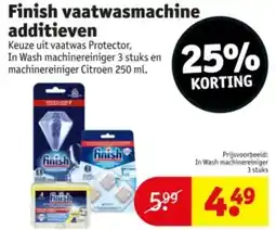 Kruidvat Finish vaatwasmachine additieven aanbieding