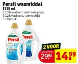 Kruidvat Persil wasmiddel aanbieding