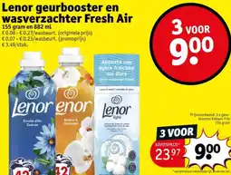Kruidvat Lenor geurbooster en wasverzachter Fresh Air aanbieding