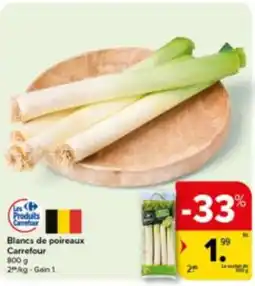Carrefour Market Blancs de poireaux aanbieding