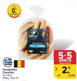 Carrefour Market Sandwiches Carrefour aanbieding