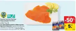 Carrefour Market Saumon fumé de Norvège aanbieding