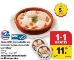 Carrefour Market Terracotta de roulades de limande façon normande aanbieding
