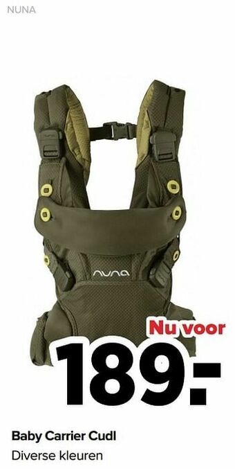 Baby-Dump Baby carrier cudl aanbieding