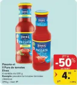 Carrefour Market Passata et II Puro de tomates Elven aanbieding