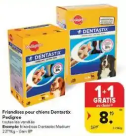 Carrefour Market Friandises pour chiens Dentastix Pedigree aanbieding