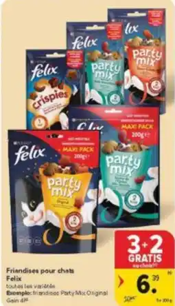 Carrefour Market Friandises pour chats Felix aanbieding