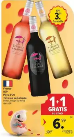 Carrefour Market France IGP Pays d'Oc Terrasse de Lalande aanbieding