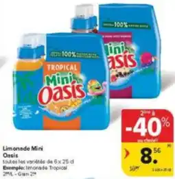 Carrefour Market Limonade Mini Oasis aanbieding