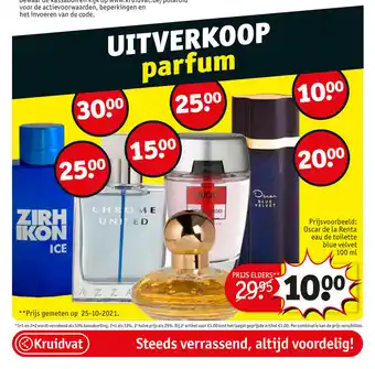 Kruidvat Uitverkoop parfum 100 ml aanbieding