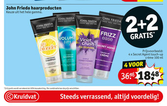 Kruidvat John Frieda haarproducten aanbieding